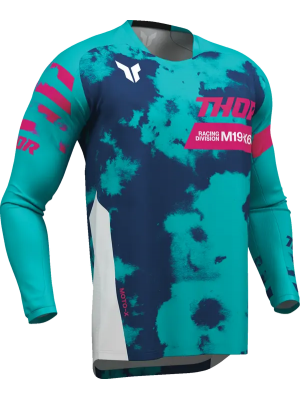 Джърси THOR Launchmode Bleach WHT/AQ